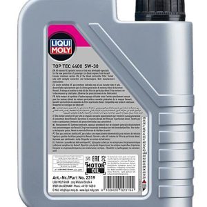 Alternative view of Liqui Moly Top Tec 4400 5W30 Motor Yağı 1 LT
