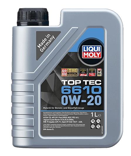Liqui Moly Top Tec 6610 0W-20 Motor Yağı 1 LT